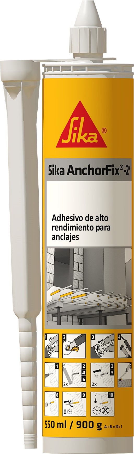 Sika AnchorFix-2+ Gris 550 ML Cartucho